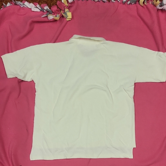 1990s Calvin Klein Sport Cream Polo Shirt - Picture 3 of 3